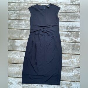 PINK Tartan fitted black sleeveless dress size XS